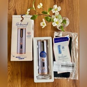 Conair Unbound Cordless Auto Curler - Rechargeable Auto Curler For Curls Waves